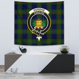 Dundas Modern 02 Tartan Home Decor Scottish Plaid Tartan Crest Tapestry ScotsTee