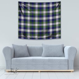 Gordon Dress Modern Tartan Home Decor Scottish Plaid Tartan Tapestry ScotsTee
