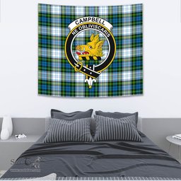 Campbell Dress Tartan Home Decor Scottish Plaid Tartan Crest Tapestry ScotsTee