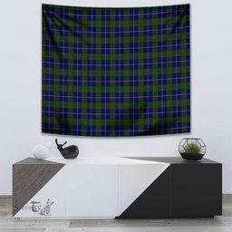 MacLeod of Harris Modern Tartan Home Decor Scottish Plaid Tartan Tapestry ScotsTee