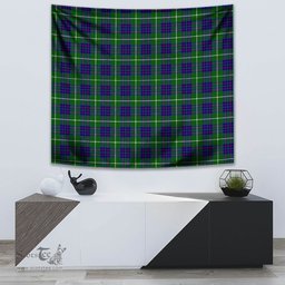 MacIntyre Hunting Modern Tartan Home Decor Scottish Plaid Tartan Tapestry ScotsTee