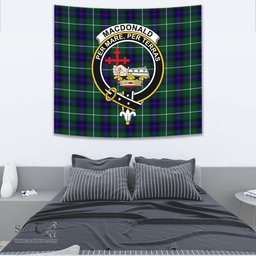 MacDonald of the Isles Hunting Modern Tartan Home Decor Scottish Plaid Tartan Crest Tapestry ScotsTee