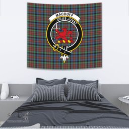 MacDuff Hunting Ancient Tartan Home Decor Scottish Plaid Tartan Crest Tapestry ScotsTee