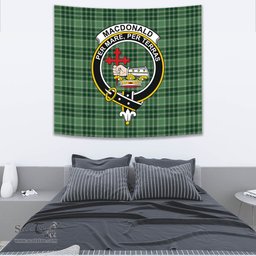 MacDonald Lord of the Isles Hunting Tartan Home Decor Scottish Plaid Tartan Crest Tapestry ScotsTee
