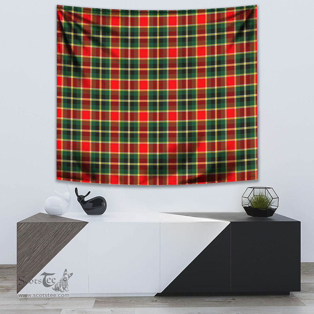 MacLachlan Hunting Modern Tartan Home Decor Scottish Plaid Tartan Tapestry ScotsTee