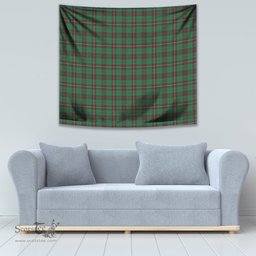 MacKinnon Hunting Ancient Tartan Home Decor Scottish Plaid Tartan Tapestry ScotsTee