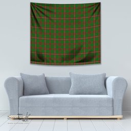 MacKinnon Hunting Modern Tartan Home Decor Scottish Plaid Tartan Tapestry ScotsTee