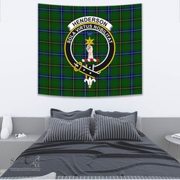 Henderson Modern Tartan Home Decor Scottish Plaid Tartan Crest Tapestry ScotsTee