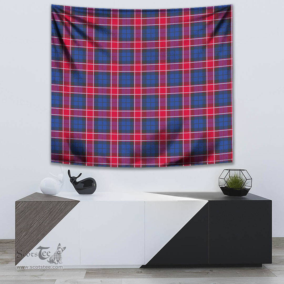 Graham of Menteith Red Tartan Home Decor Scottish Plaid Tartan Tapestry ScotsTee