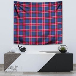 Graham of Menteith Red Tartan Home Decor Scottish Plaid Tartan Tapestry ScotsTee