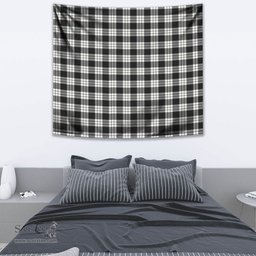 MacFarlane Black & White Ancient Tartan Home Decor Scottish Plaid Tartan Tapestry ScotsTee