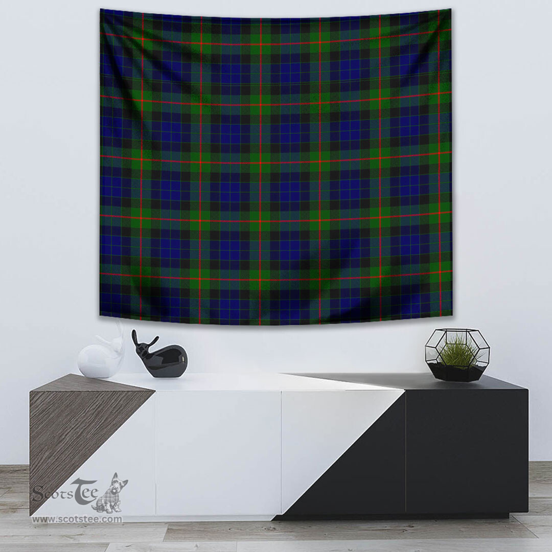 Gunn Modern Tartan Home Decor Scottish Plaid Tartan Tapestry ScotsTee