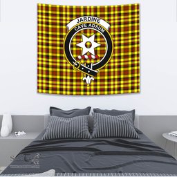 Jardine Tartan Home Decor Scottish Plaid Tartan Crest Tapestry ScotsTee