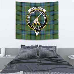MacMillan Hunting Ancient Tartan Home Decor Scottish Plaid Tartan Crest Tapestry ScotsTee