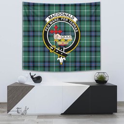 MacDonald of the Isles Hunting Ancient Tartan Home Decor Scottish Plaid Tartan Crest Tapestry ScotsTee