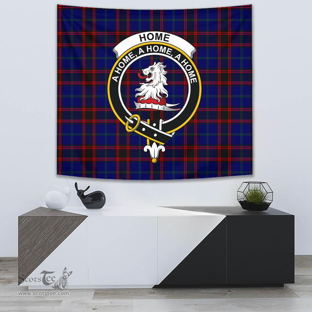 Home Modern Tartan Home Decor Scottish Plaid Tartan Crest Tapestry ScotsTee