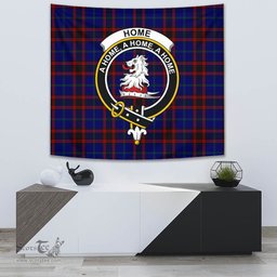 Home Modern Tartan Home Decor Scottish Plaid Tartan Crest Tapestry ScotsTee