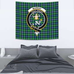 Murray of Atholl Ancient Tartan Home Decor Scottish Plaid Tartan Crest Tapestry ScotsTee
