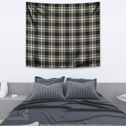 Menzies Black & White Ancient Tartan Home Decor Scottish Plaid Tartan Tapestry ScotsTee