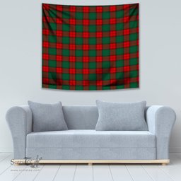 Stewart Atholl Modern Tartan Home Decor Scottish Plaid Tartan Tapestry ScotsTee