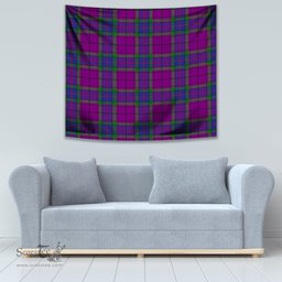 Wardlaw Modern Tartan Home Decor Scottish Plaid Tartan Tapestry ScotsTee