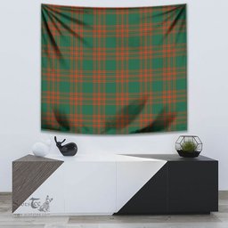 Menzies Green Ancient Tartan Home Decor Scottish Plaid Tartan Tapestry ScotsTee