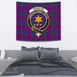 Wardlaw Modern Tartan Home Decor Scottish Plaid Tartan Crest Tapestry ScotsTee