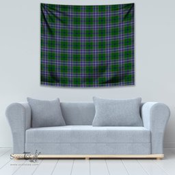 Wishart Hunting Modern Tartan Home Decor Scottish Plaid Tartan Tapestry ScotsTee