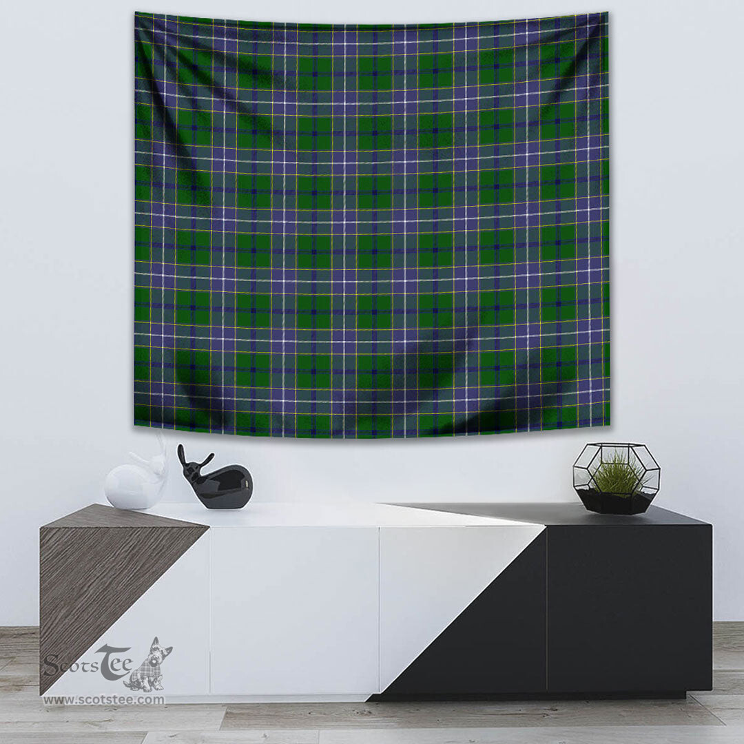 Wishart Hunting Modern Tartan Home Decor Scottish Plaid Tartan Tapestry ScotsTee