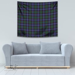 MacRae Hunting Modern Tartan Home Decor Scottish Plaid Tartan Tapestry ScotsTee