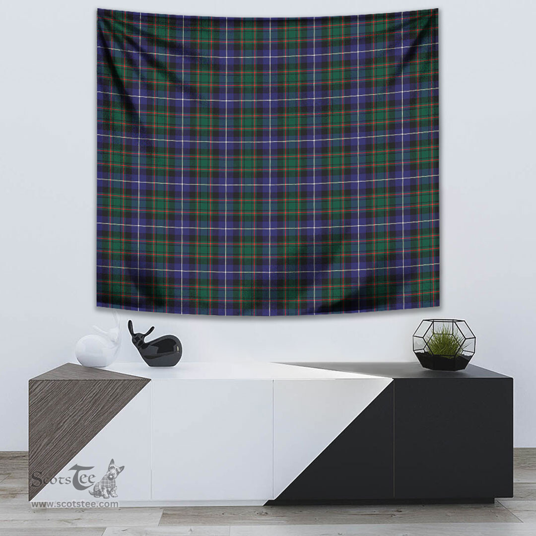 MacRae Hunting Modern Tartan Home Decor Scottish Plaid Tartan Tapestry ScotsTee