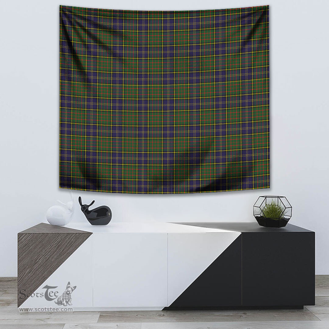 MacMillan Hunting Modern Tartan Home Decor Scottish Plaid Tartan Tapestry ScotsTee