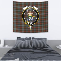 Murray of Atholl Weathered Tartan Home Decor Scottish Plaid Tartan Crest Tapestry ScotsTee