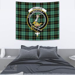 Wallace Hunting Ancient Tartan Home Decor Scottish Plaid Tartan Crest Tapestry ScotsTee