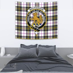 MacPherson Dress Modern Tartan Home Decor Scottish Plaid Tartan Crest Tapestry ScotsTee