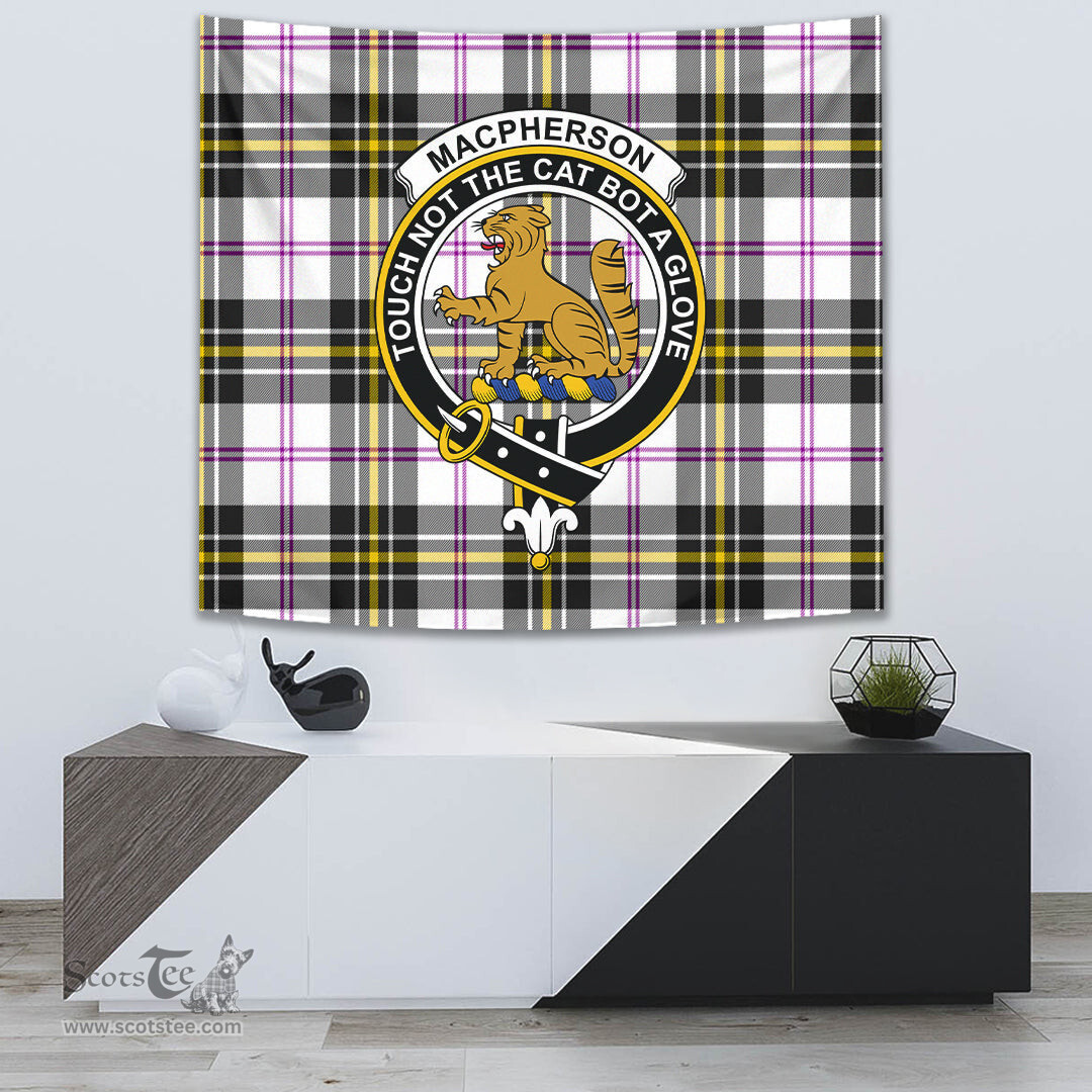 MacPherson Dress Modern Tartan Home Decor Scottish Plaid Tartan Crest Tapestry ScotsTee