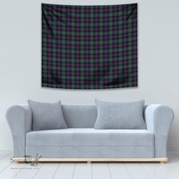 Rose Hunting Modern Tartan Home Decor Scottish Plaid Tartan Tapestry ScotsTee