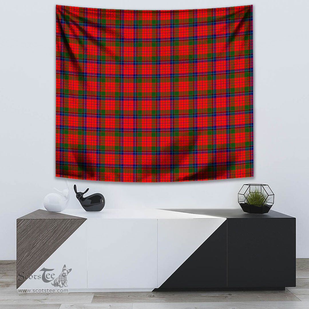 Nicolson Modern Tartan Home Decor Scottish Plaid Tartan Tapestry ScotsTee