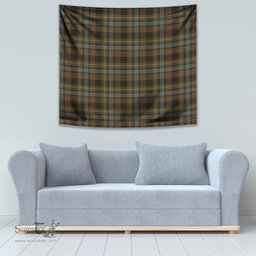 Stewart Hunting Weathered Tartan Home Decor Scottish Plaid Tartan Tapestry ScotsTee