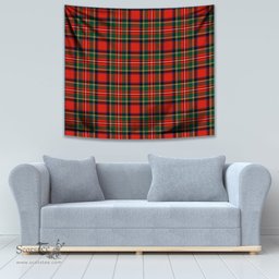 Stewart Royal Modern Tartan Home Decor Scottish Plaid Tartan Tapestry ScotsTee
