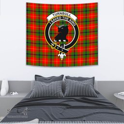 Turnbull Dress Tartan Home Decor Scottish Plaid Tartan Crest Tapestry ScotsTee
