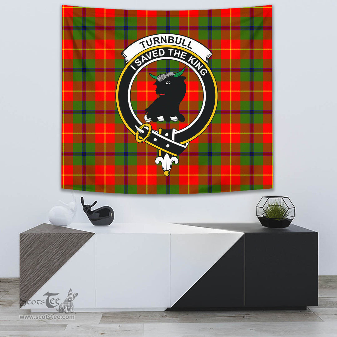 Turnbull Dress Tartan Home Decor Scottish Plaid Tartan Crest Tapestry ScotsTee