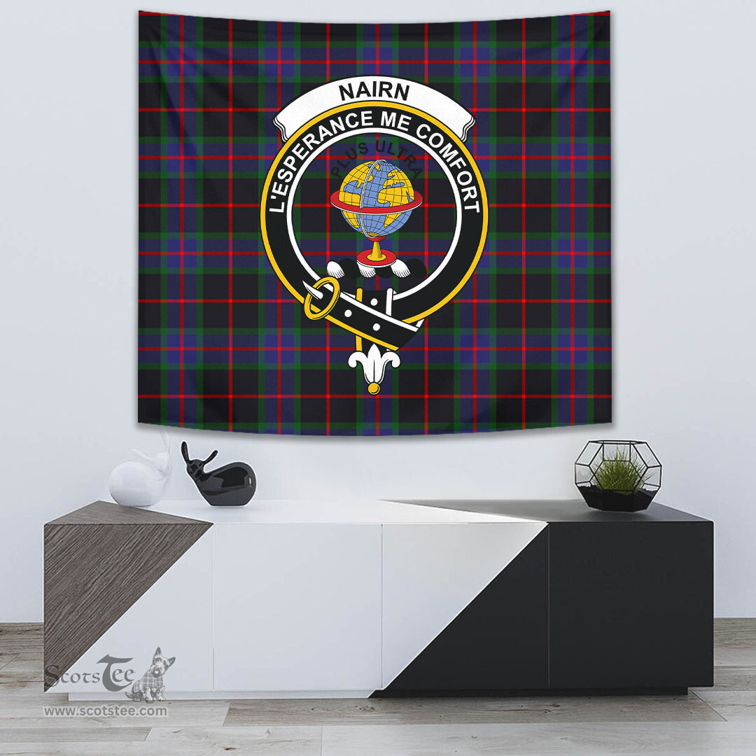 Nairn Tartan Home Decor Scottish Plaid Tartan Crest Tapestry ScotsTee