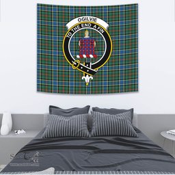 Ogilvie Hunting Ancient Tartan Home Decor Scottish Plaid Tartan Crest Tapestry ScotsTee