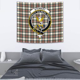 Stewart Dress Ancient Tartan Home Decor Scottish Plaid Tartan Crest Tapestry ScotsTee