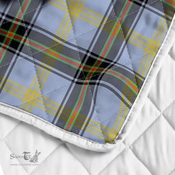 Scottish Bell Clan Badge Tartan Royal Scottish Unicorn Tartan Quilt