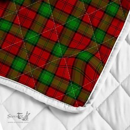 Scottish Auchinleck Or Affleck Clan Badge Tartan Royal Scottish Unicorn Tartan Quilt