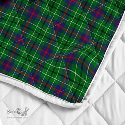 Scottish Duncan Clan Badge Tartan Royal Scottish Unicorn Tartan Quilt