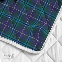Scottish Douglas Clan Badge Tartan Royal Scottish Unicorn Tartan Quilt