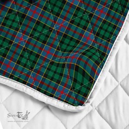 Scottish Byres Clan Badge Tartan Royal Scottish Unicorn Tartan Quilt